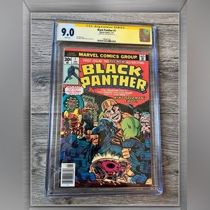 Marvel Comics Black Panther #1, CGC Signature Series, 9.0, signed by Stan Lee